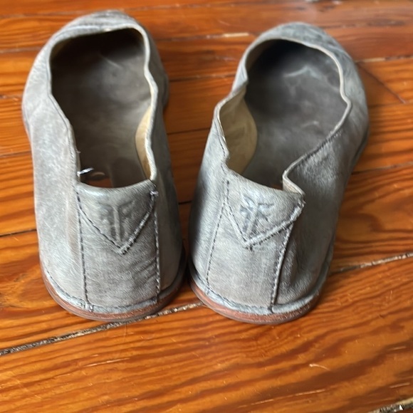 FRYE light brown leather crossover ballet flats size 7 excellent condition - Picture 7 of 10